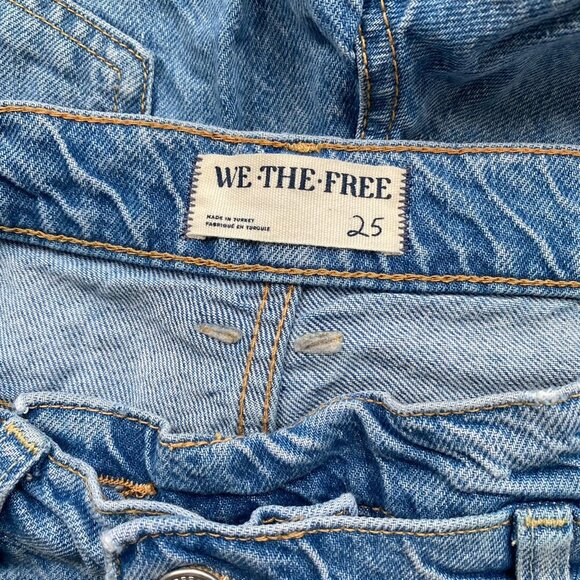 NWT Free People Crossroads Low rise baggy Jeans 25 - Picture 9 of 16
